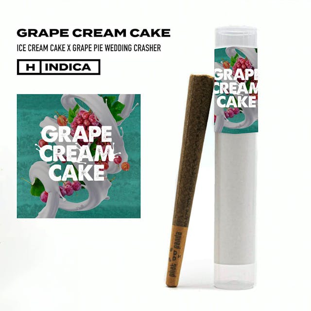 Photograph of product: Grape Cream Cake 1g - 