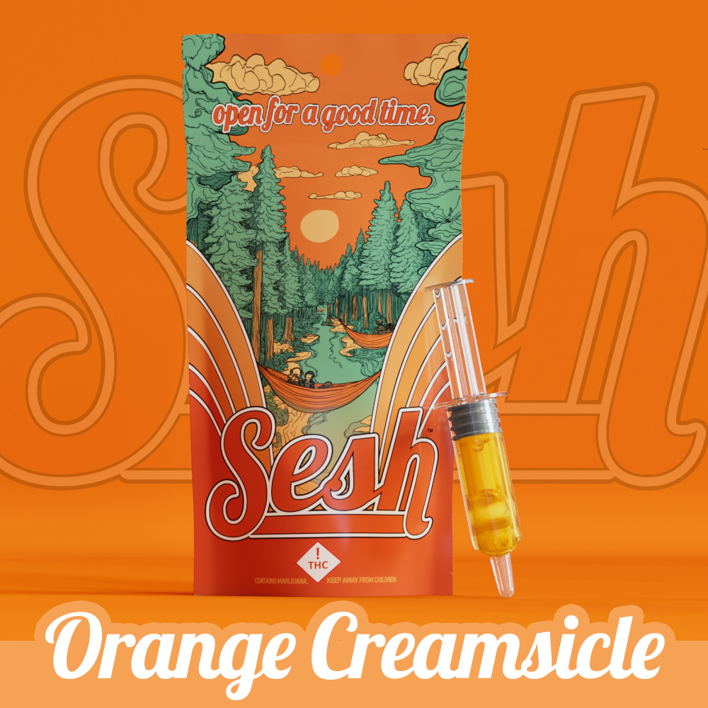 Photograph of product: Craft Sesh Distillate Syringe | 1,000mg | Orange Creamsicle