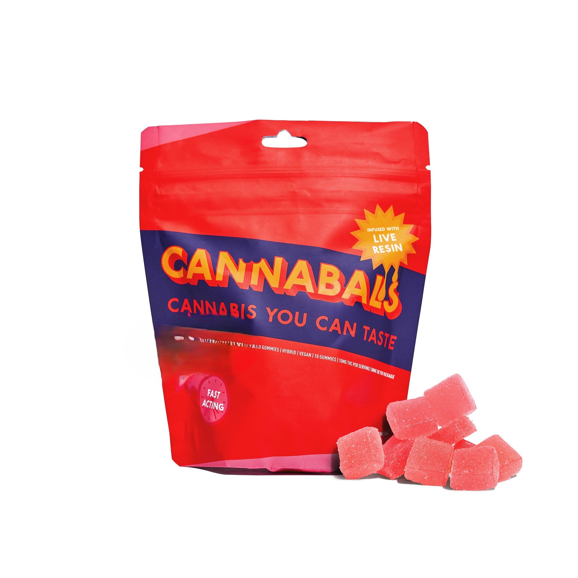 Photograph of product: Cannabals | Tangerine Guava | Live Resin | Hybrid | 100mg