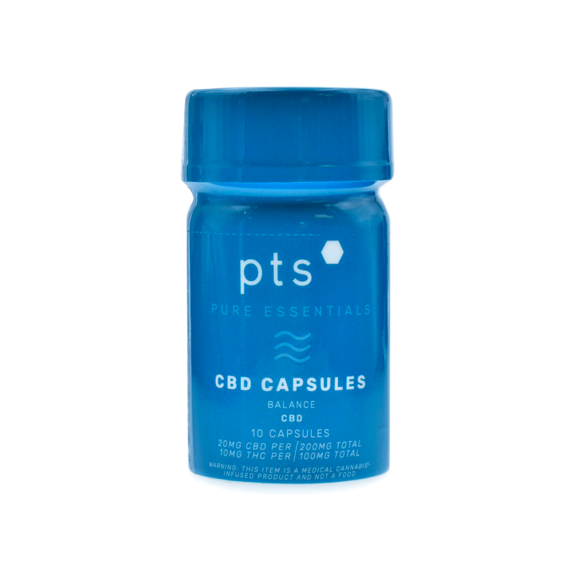 Photograph of product: Ratioed Unflavored CBD Capsules 100mg (10-Pack | 10mg Each)
