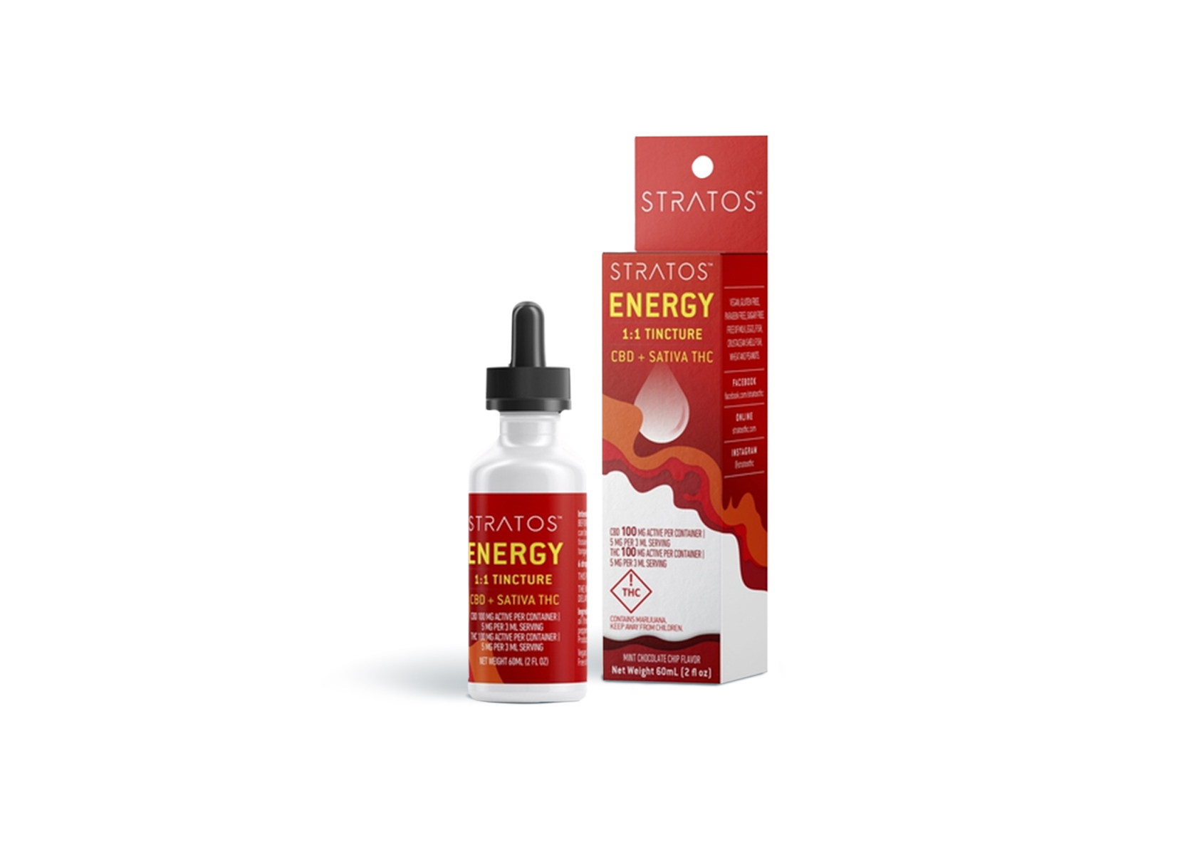 Photograph of product: 1:1 Energy Tangerine Tincture
