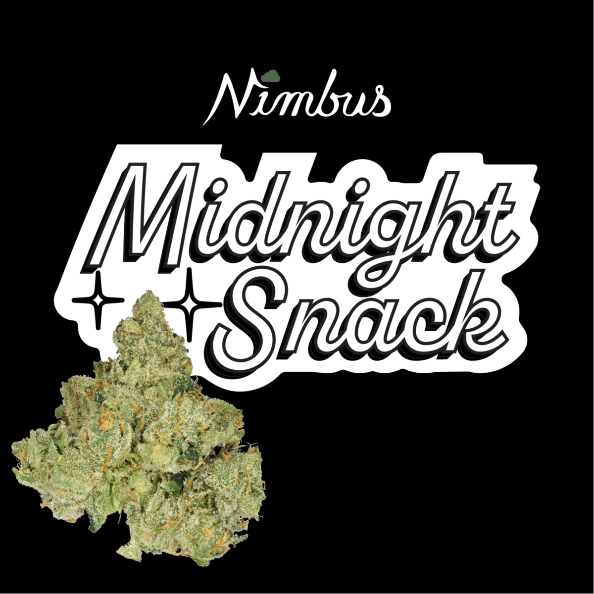 Photograph of product: Midnight Snack Flower | 3.5g - Nimbus