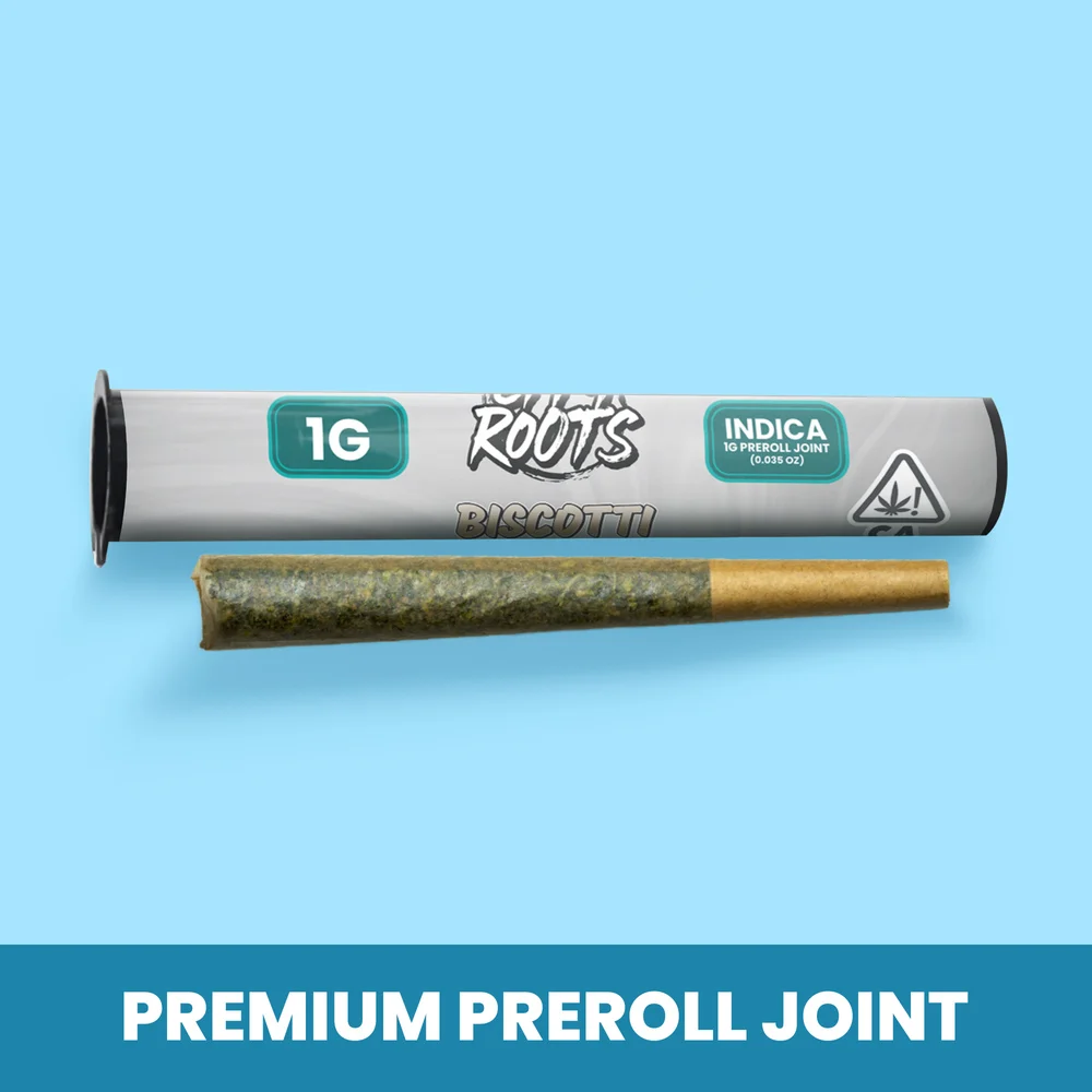 Photograph of product: City Roots - Biscotti (Oui'd) Preroll (1g)