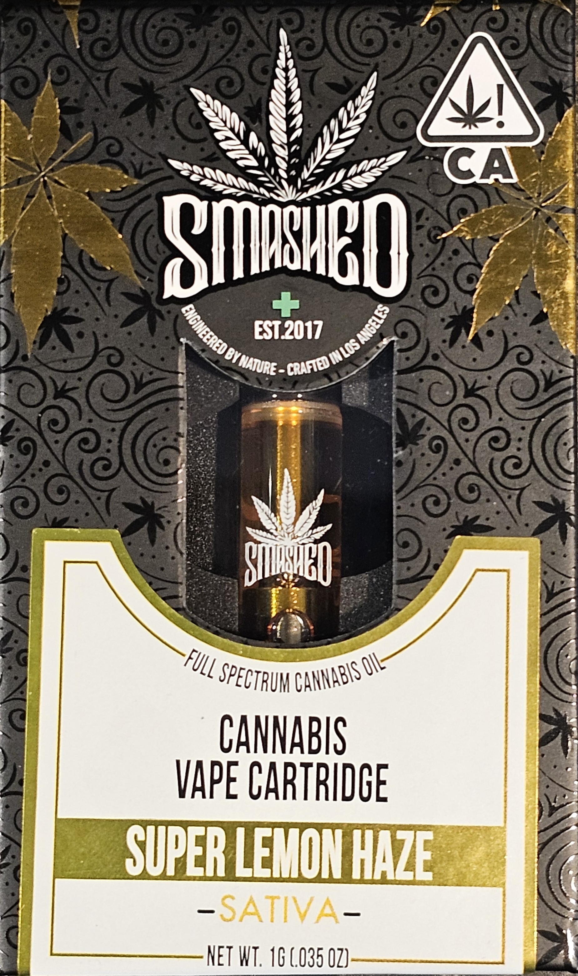 Photograph of product: SMD - 1G Cart Lemon Haze - Oui'd