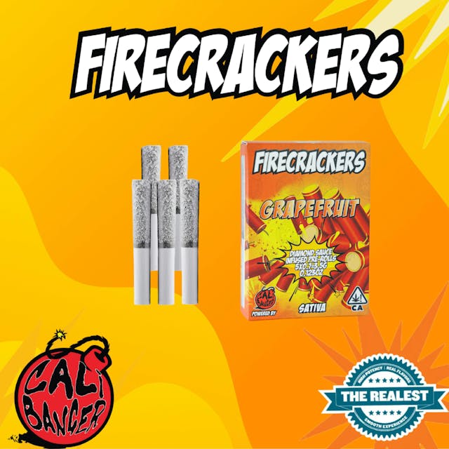 Photograph of product: Grapefruit | 3.5g | 5 x 0.7 Infused Preroll Pack - 