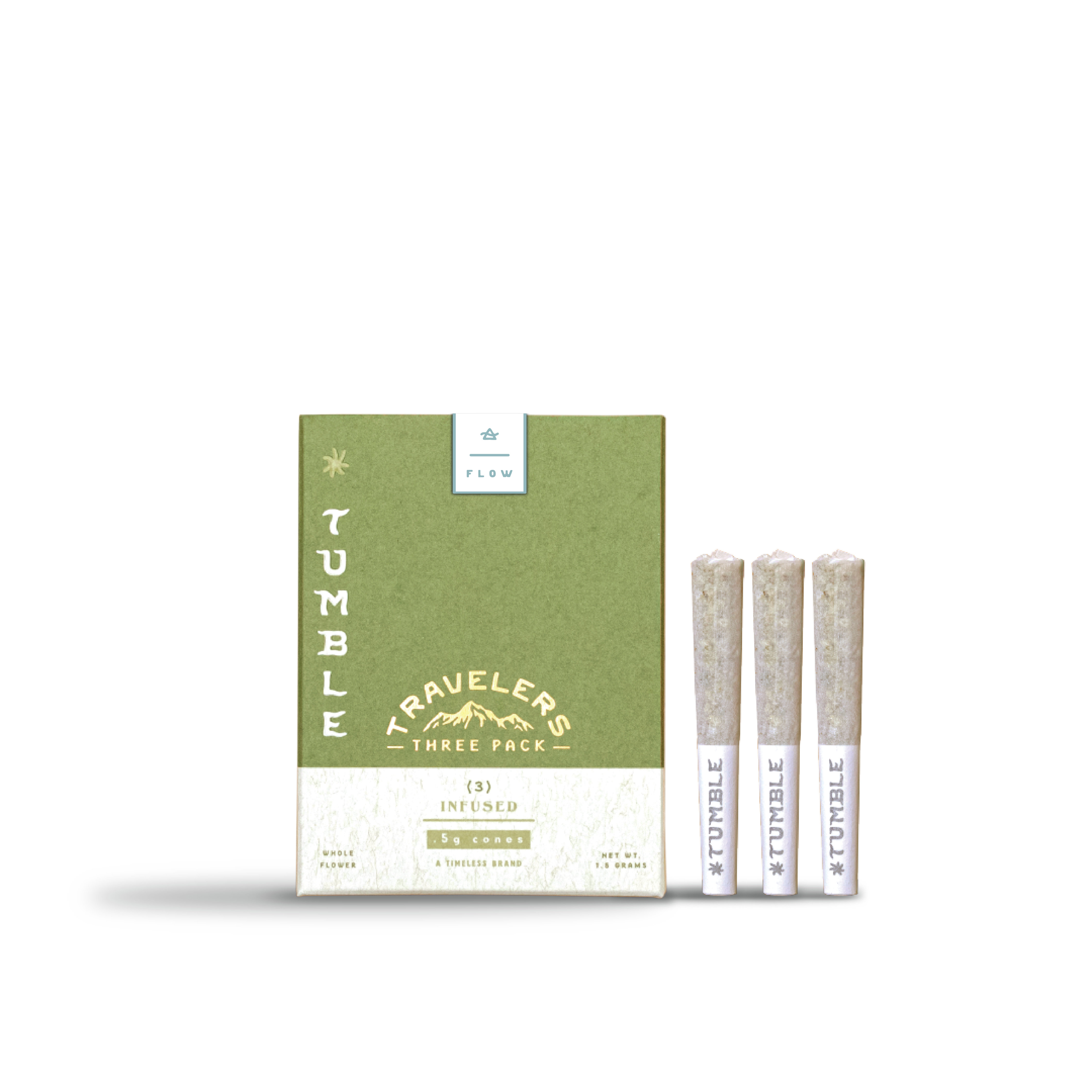 Photograph of product: Papayahuasca Flow Infused Pre-Roll | Travelers