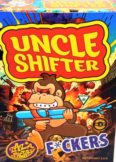 Photograph of product: AU Zaza Factory: Uncle Shifter Exclusive Prepackaged 3.5g