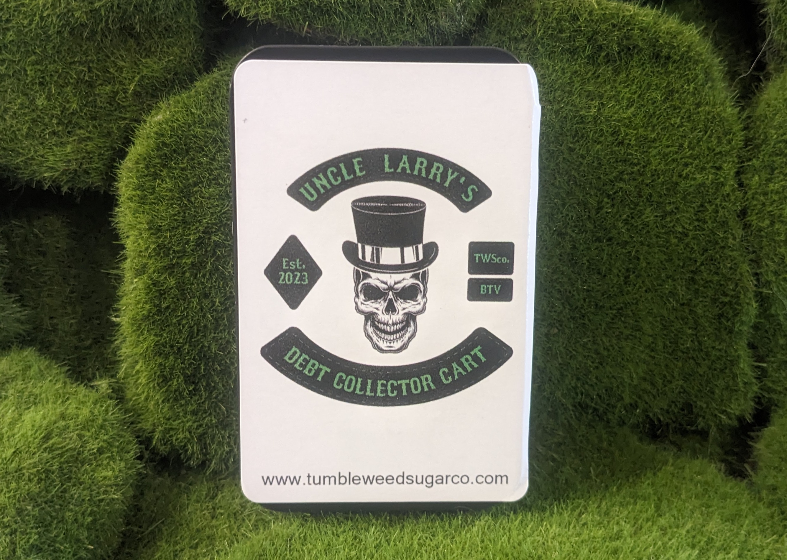 Photograph of product: Distillate Vape Cart | Caribbean Breeze | Uncle Larry's Debt Collector