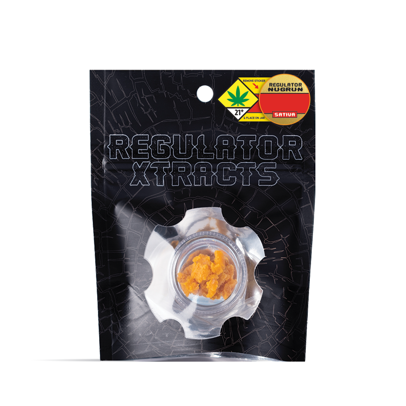 Photograph of product: Jack Skellington Nug Run Sugar Wax | 1g