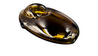 Photograph of product: Iridescent Pebble Spoon | Amber