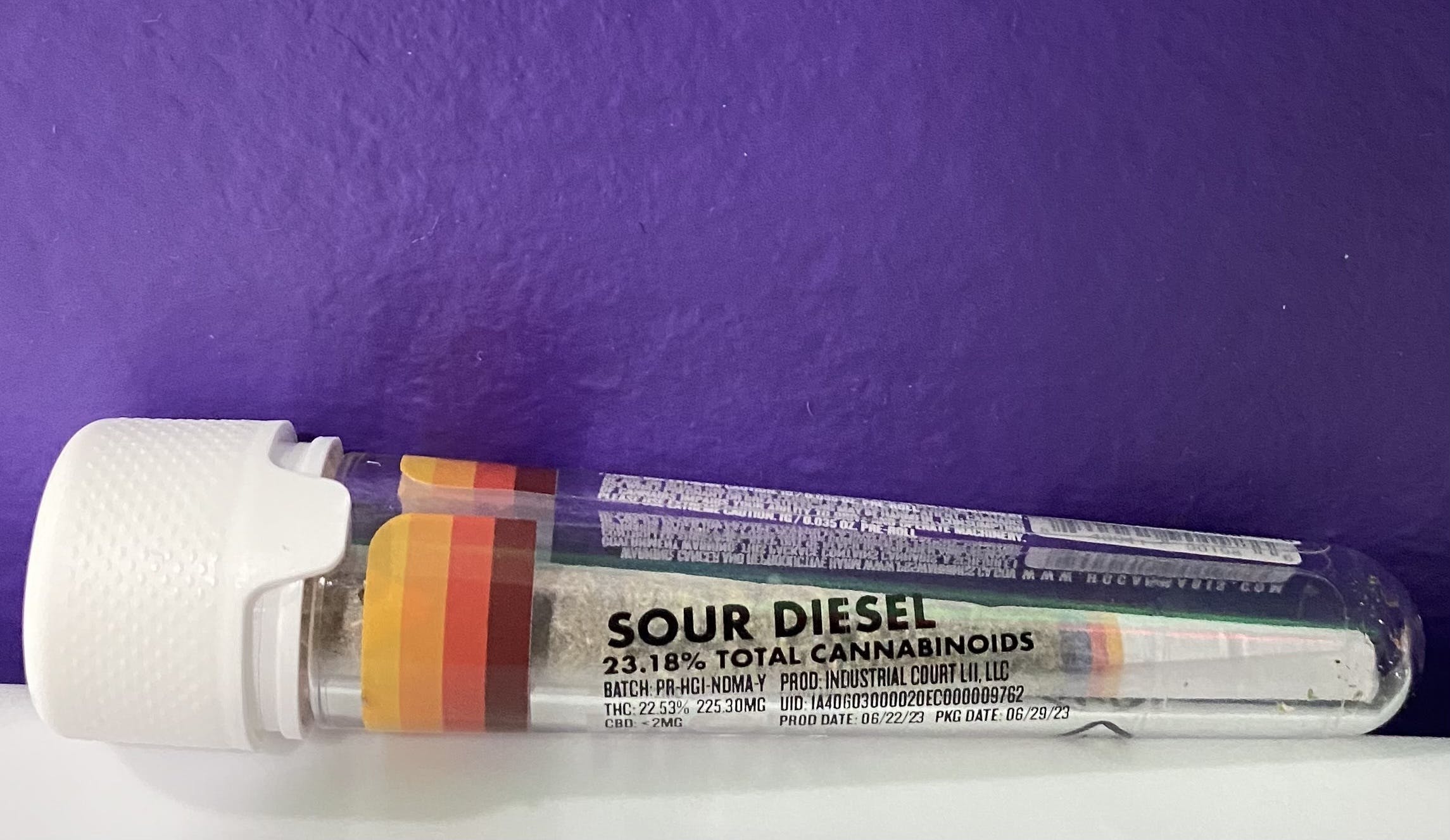 Photograph of product: High Garden - Sour Diesel 1g Pre Roll