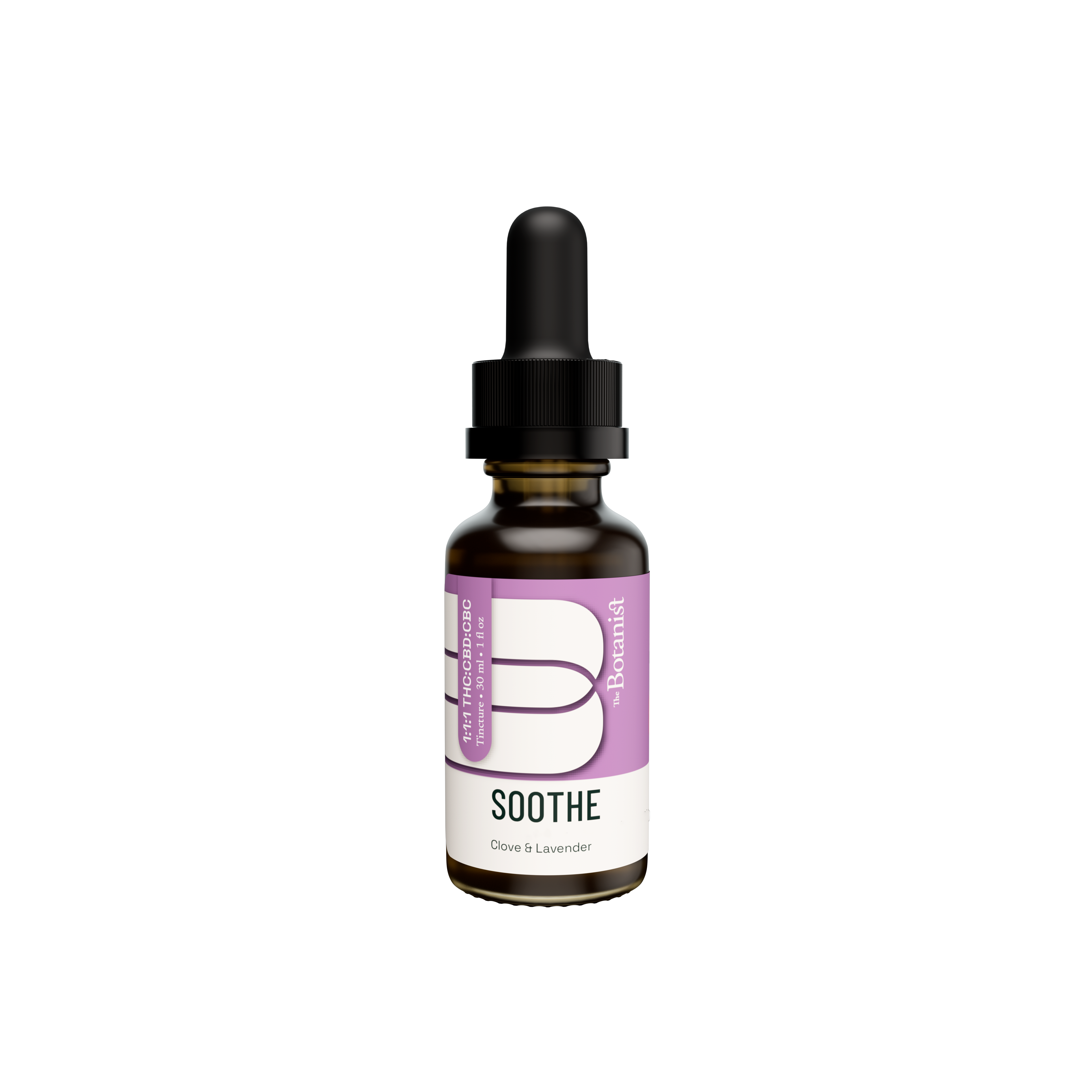 Photograph of product: Soothe TH-oui:CBD:CBC Tincture (100mg)