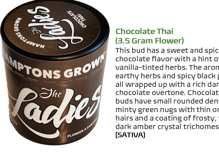 Photograph of product: The Ladies | Chocolate Thai | Oui'd  | 3.5g