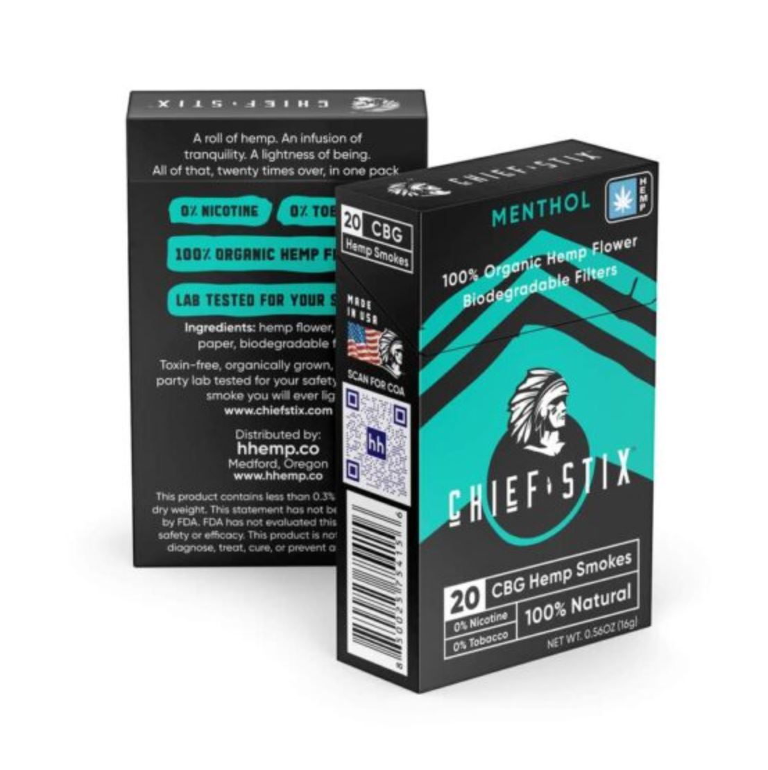 Photograph of product: Chief Stix - Menthol