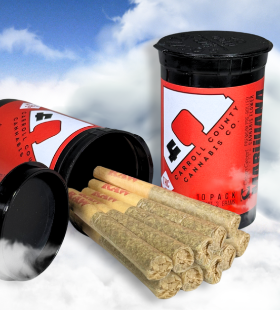 Photograph of product: 0.3g Preroll 10pk [3g] | Bubba Fett