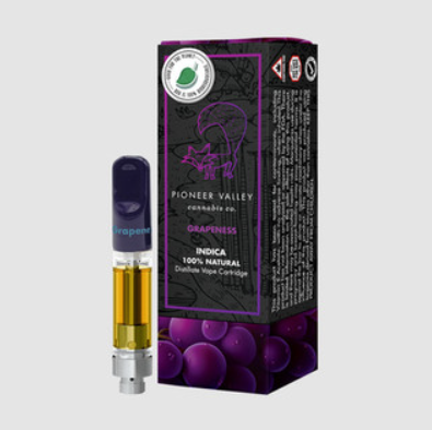 Photograph of product: Pioneer Valley Grapeness 1g Cartridge