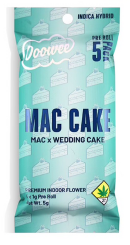 Photograph of product: Ooowee IPR Pack MAC Cake 5 x 1g