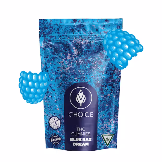 Photograph of product: Blue Raz Dream - 200mg