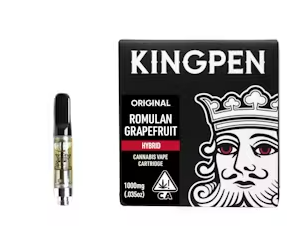 Photograph of product: Kingpen Grapefruit Romulan Cart 1g