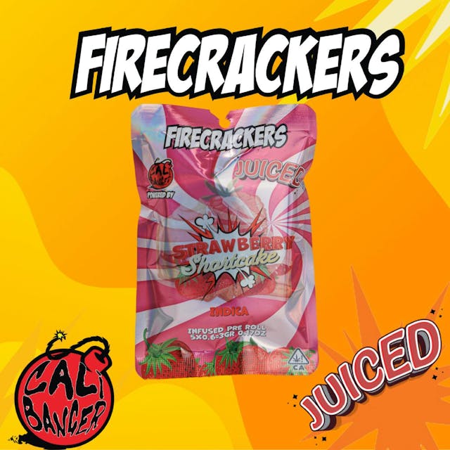 Photograph of product: Strawberry Shortcake | 3g | 5 x 0.6g Infused Preroll Pack - 