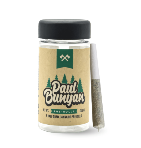 Photograph of product: PAUL BUNYAN - GG4 PRE-ROLLS (5PK) (2.5G) (H)