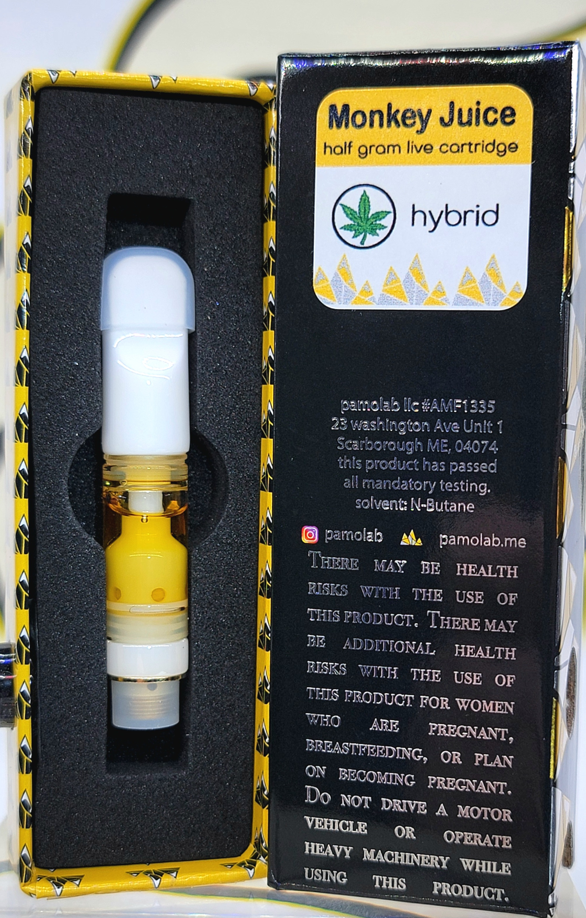 Photograph of product: Pamolab - Guava Lemonade Live Resin Cartridge