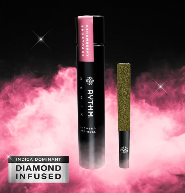 Photograph of product: Rythm REMIX | Strawberry Shortcake | 1g Pre-Roll