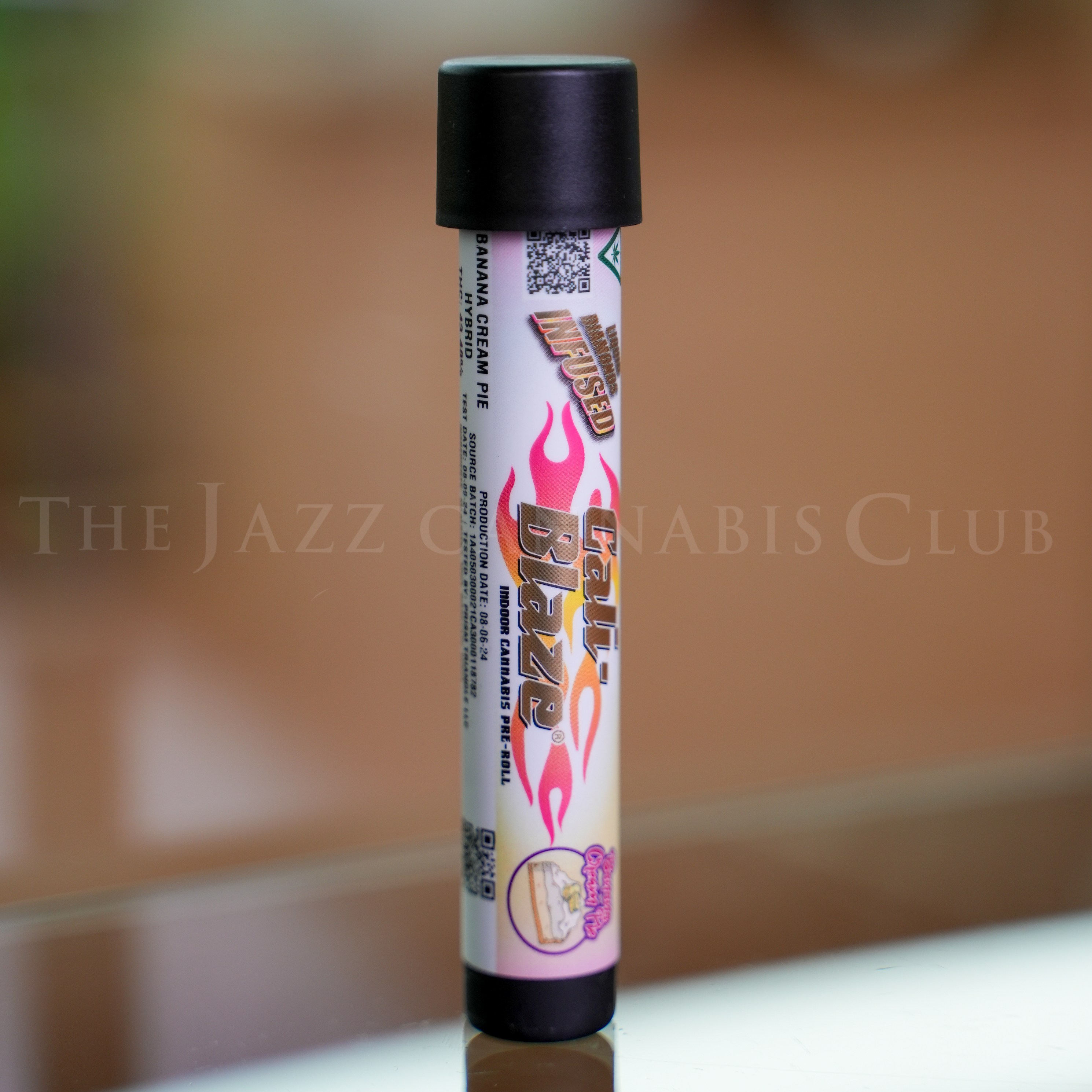 Photograph of product: Cali Blaze - Banana Cream - - Infused Pre-Roll