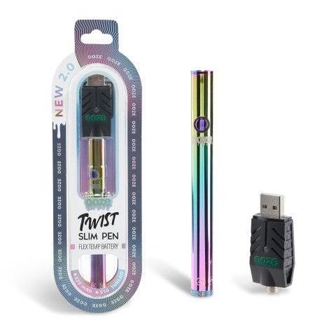 Photograph of product: Ooze: Rainbow Twist Slim Pen 2.0 510 Thread