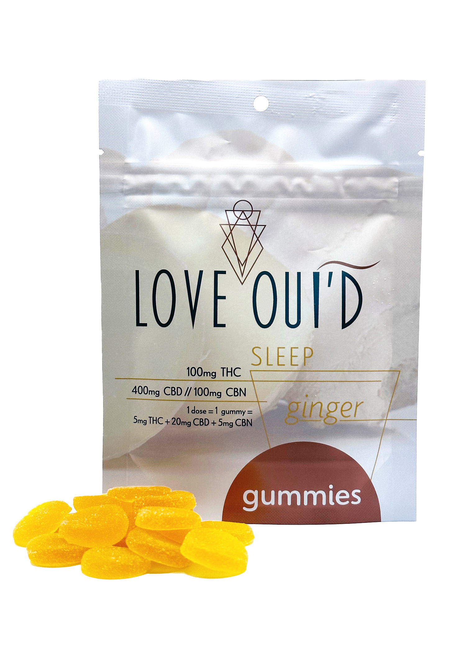 Photograph of Product: Love OUI'D Sleep Gummy 100mg