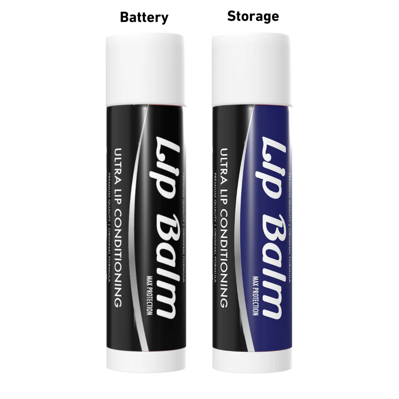 Photograph of product: Lip Balm | Battery & Storage