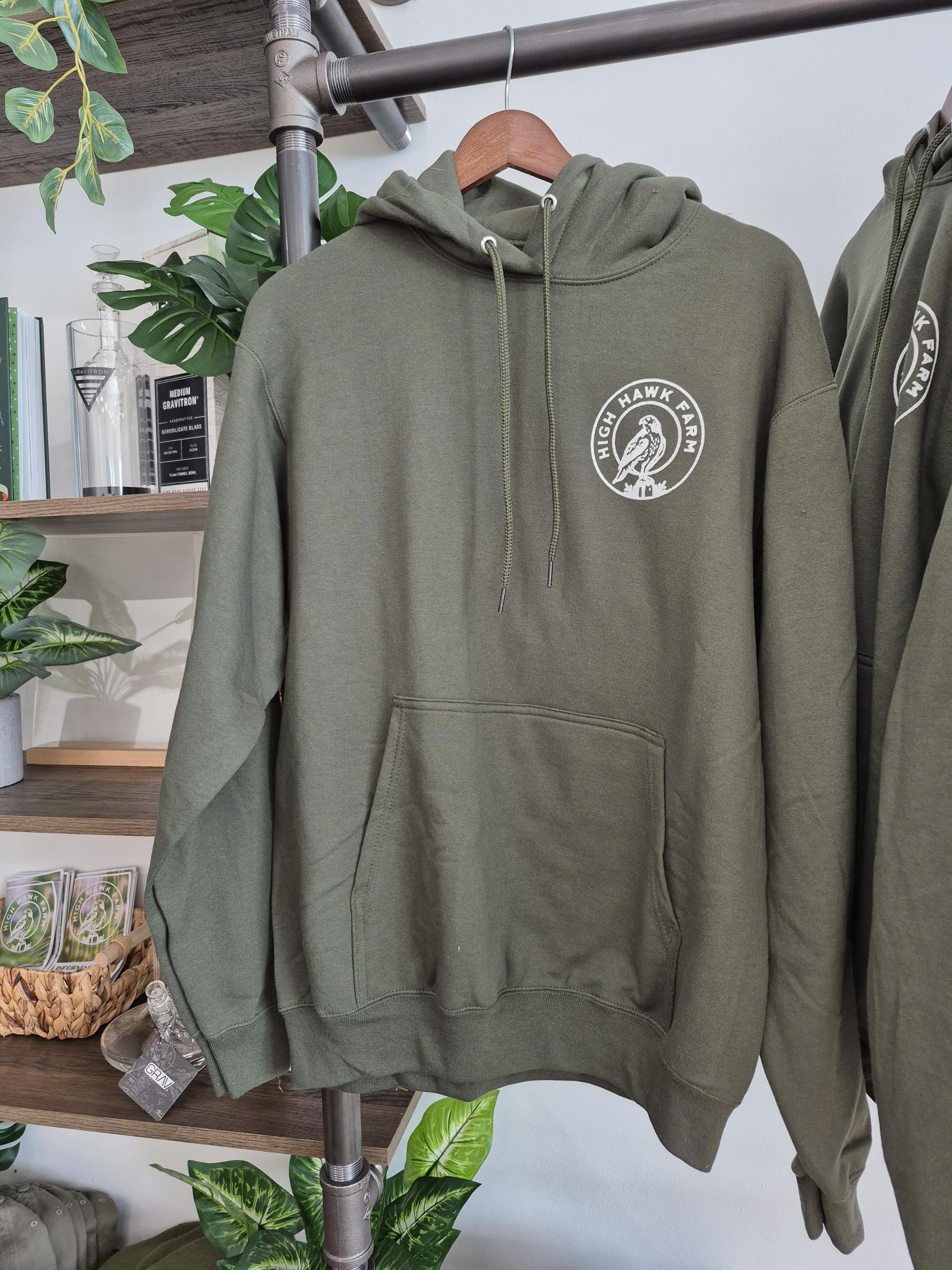 Photograph of product: High Hawk Farm Hooded Sweatshirt