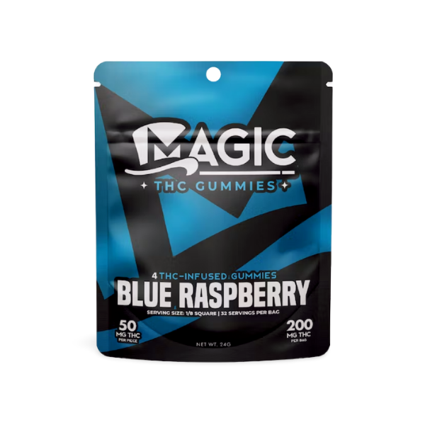 Photograph of product: Blue Raspberry Gummies 10-pack | 100mg