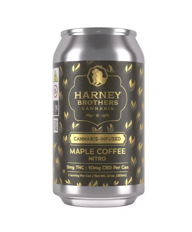 Photograph of product: Harney Brothers Maple Coffee Nitro can 12oz