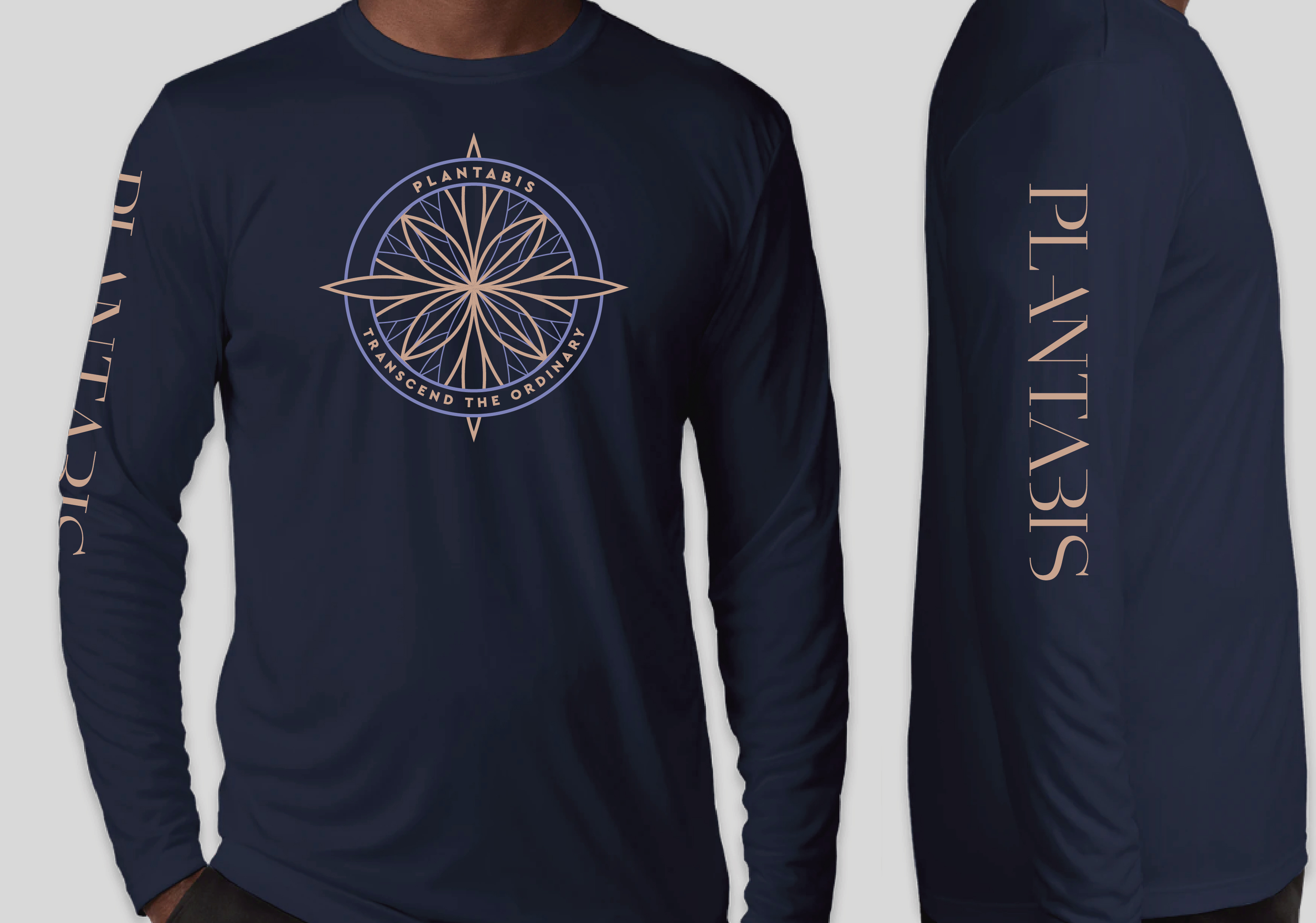 Photograph of product: Womens Sport-Tek Competitor Long Sleeve Performance Shirt, Navy XL