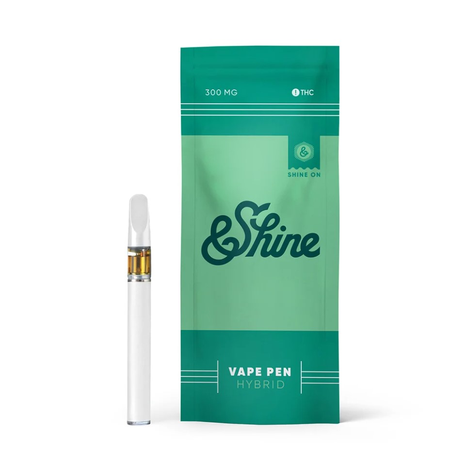 Photograph of product: &Shine Blue Dream Distillate Disposable Vape 1000mg