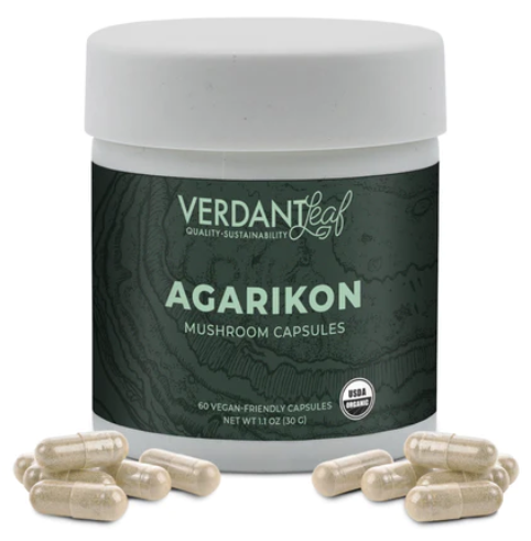 Photograph of product: Agarikon USDA Organic Mushroom Capsules