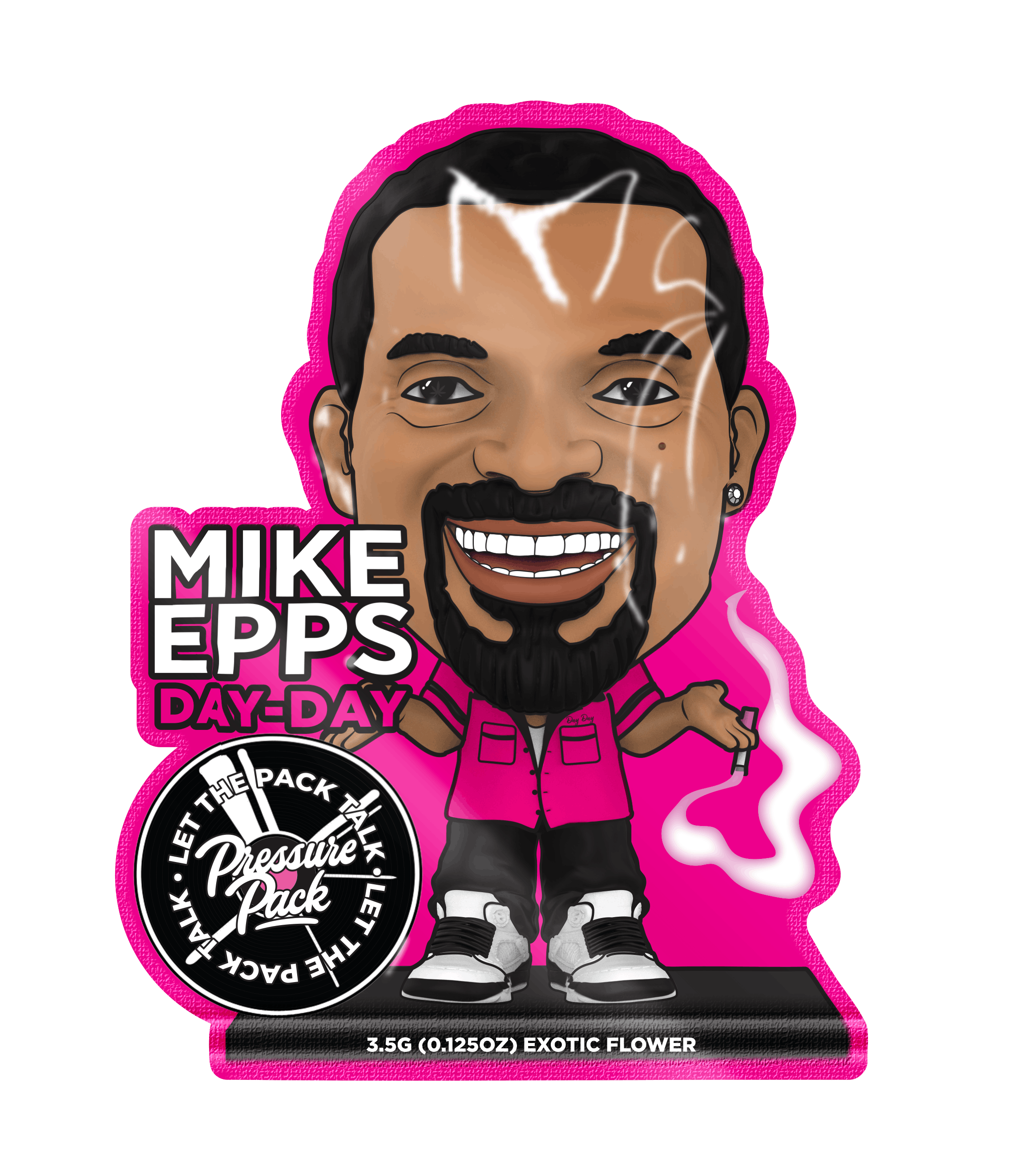 Photograph of product: Pressure Pack x Mike Epps Pre-Packed Flower | Day Day - 3.5g