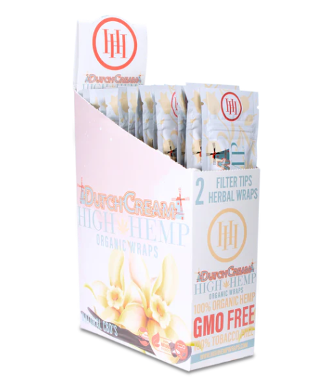 Photograph of product: HIGH HEMP | Accessory | Hemp Wrap | Dutch Cream | 2pk