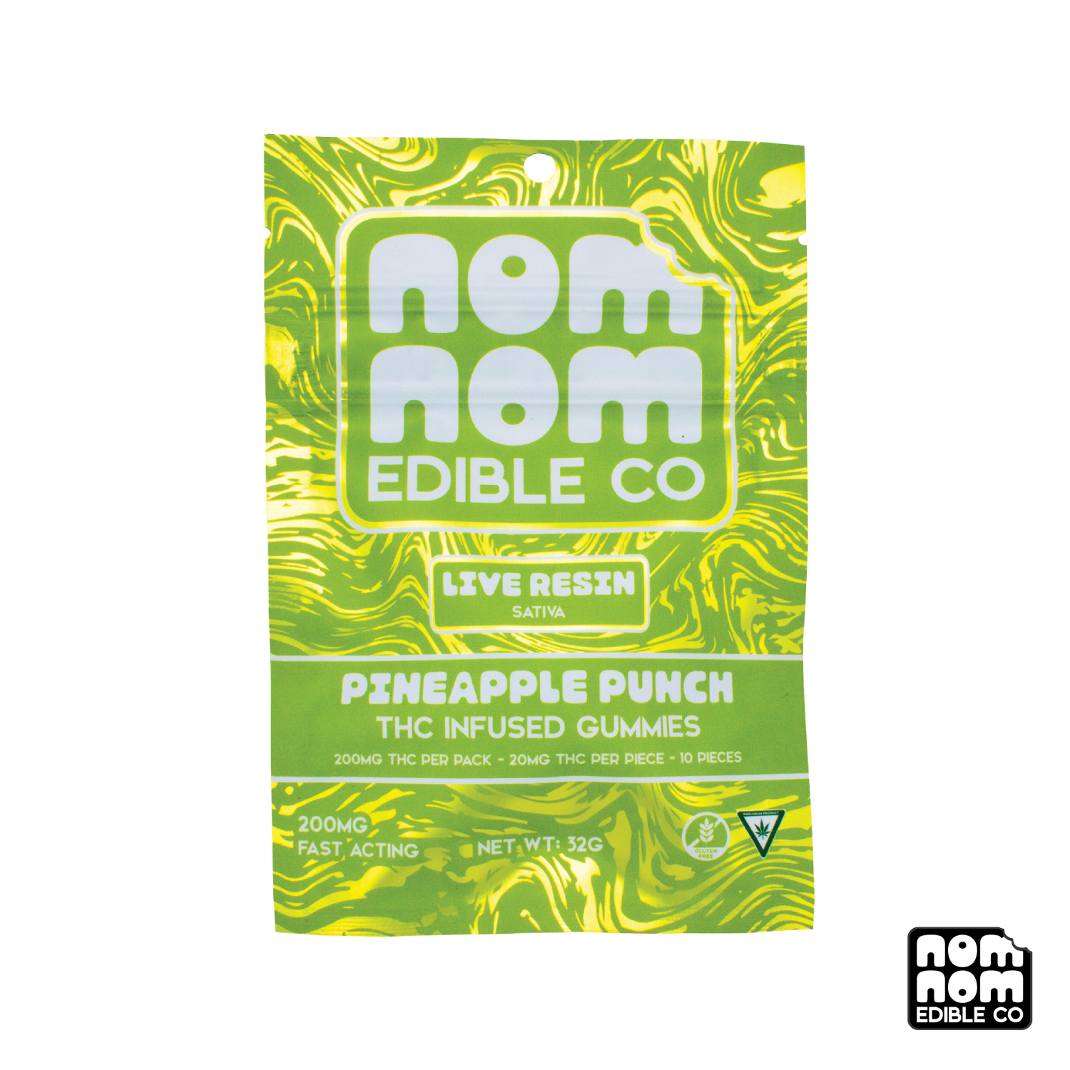 Photograph of product: Pineapple Punch Live Resin Gummies | 200mg