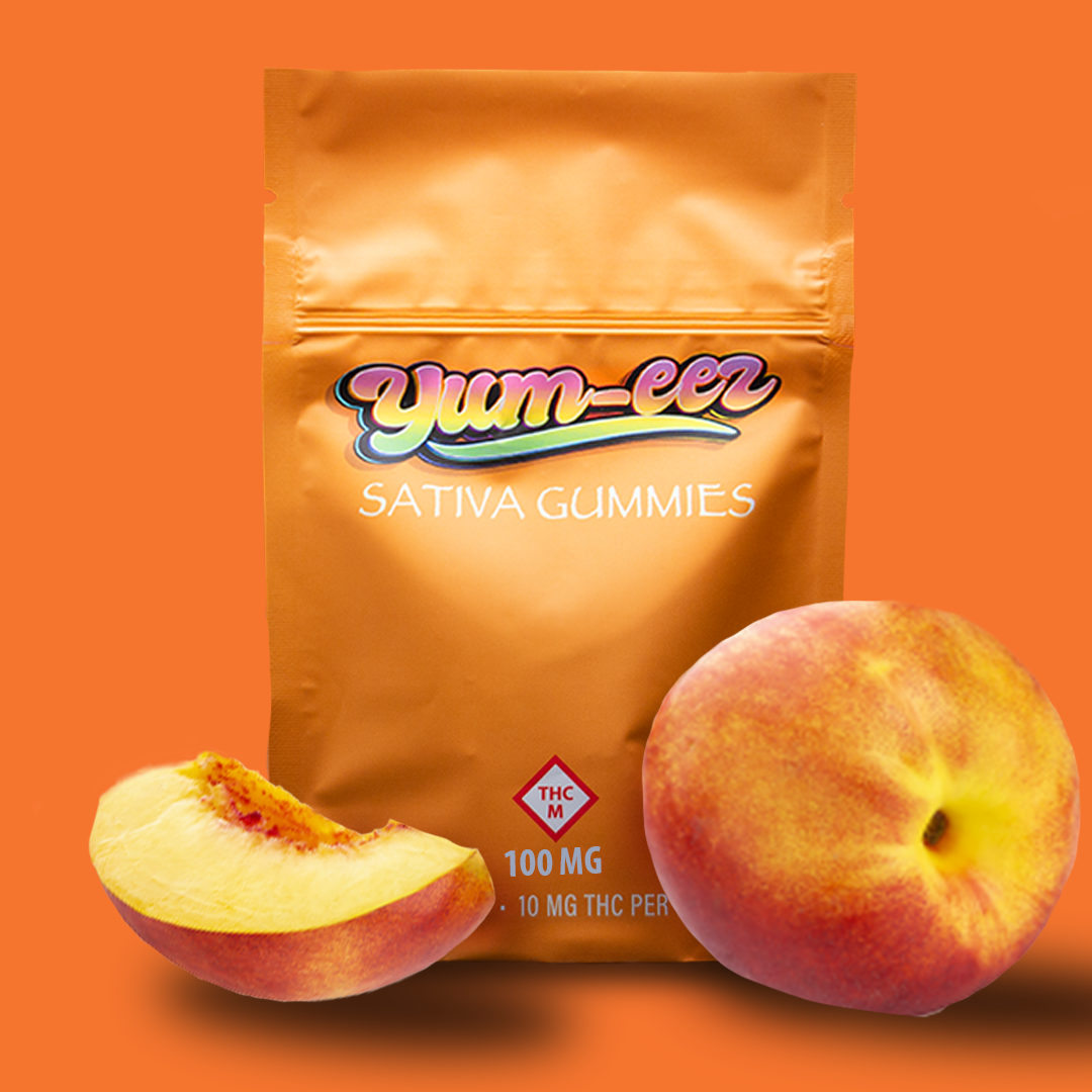 Photograph of product: Sour Peach | 100mg Gummies