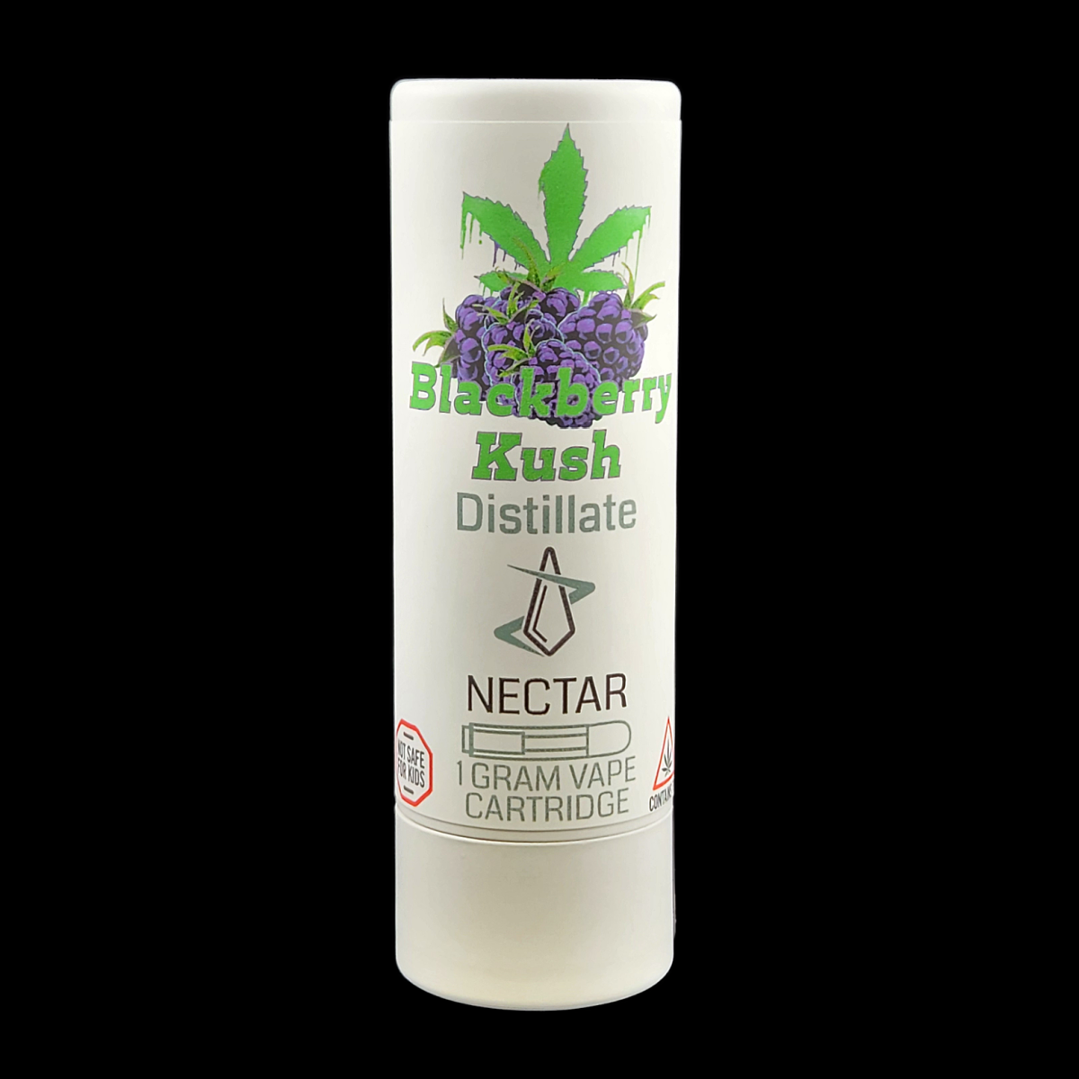 Photograph of product: Blackberry Kush | Distillate Vape Cart