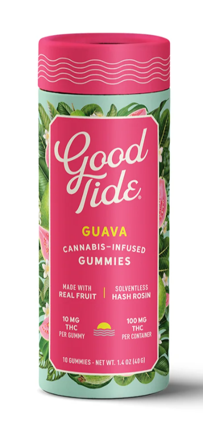 Photograph of product: Good Tide Guava Rosin Gummies Hybrid 100mg