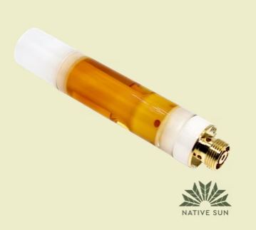Photograph of product: Matcha Latte Cured Resin Vape Cart | 1g