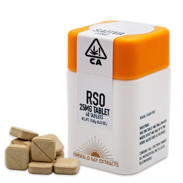 Photograph of product: 25MG Oui'd RSO FULL SPECTRUM TABLET - DREAM QUEEN (18G)