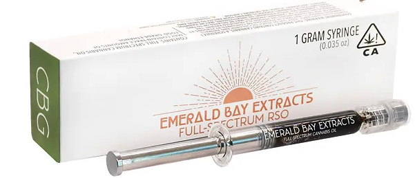 Photograph of product: Emerald Bay Extracts | Syringe | CBG | White CBG