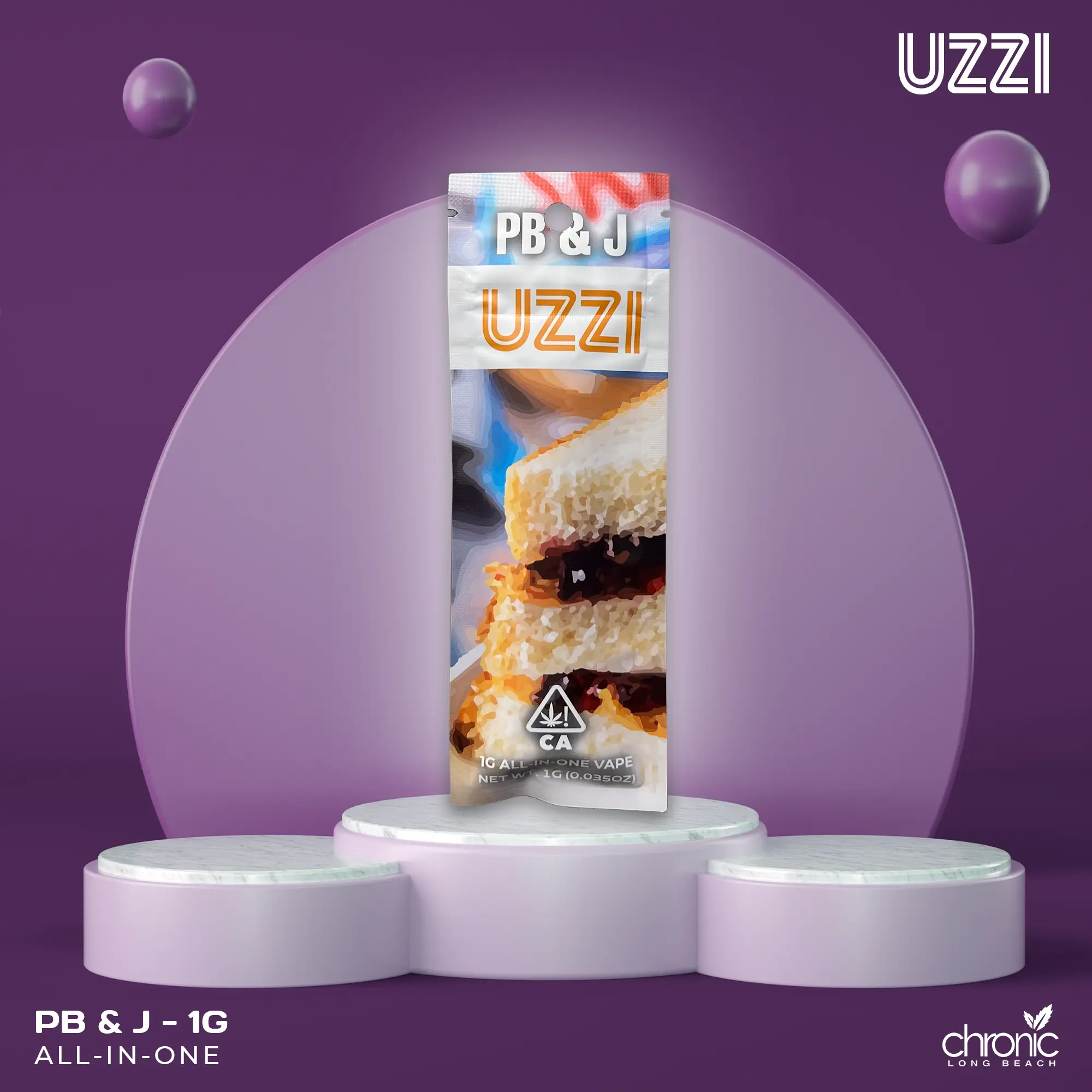 Photograph of product: Uzzi | All In One - PB & J