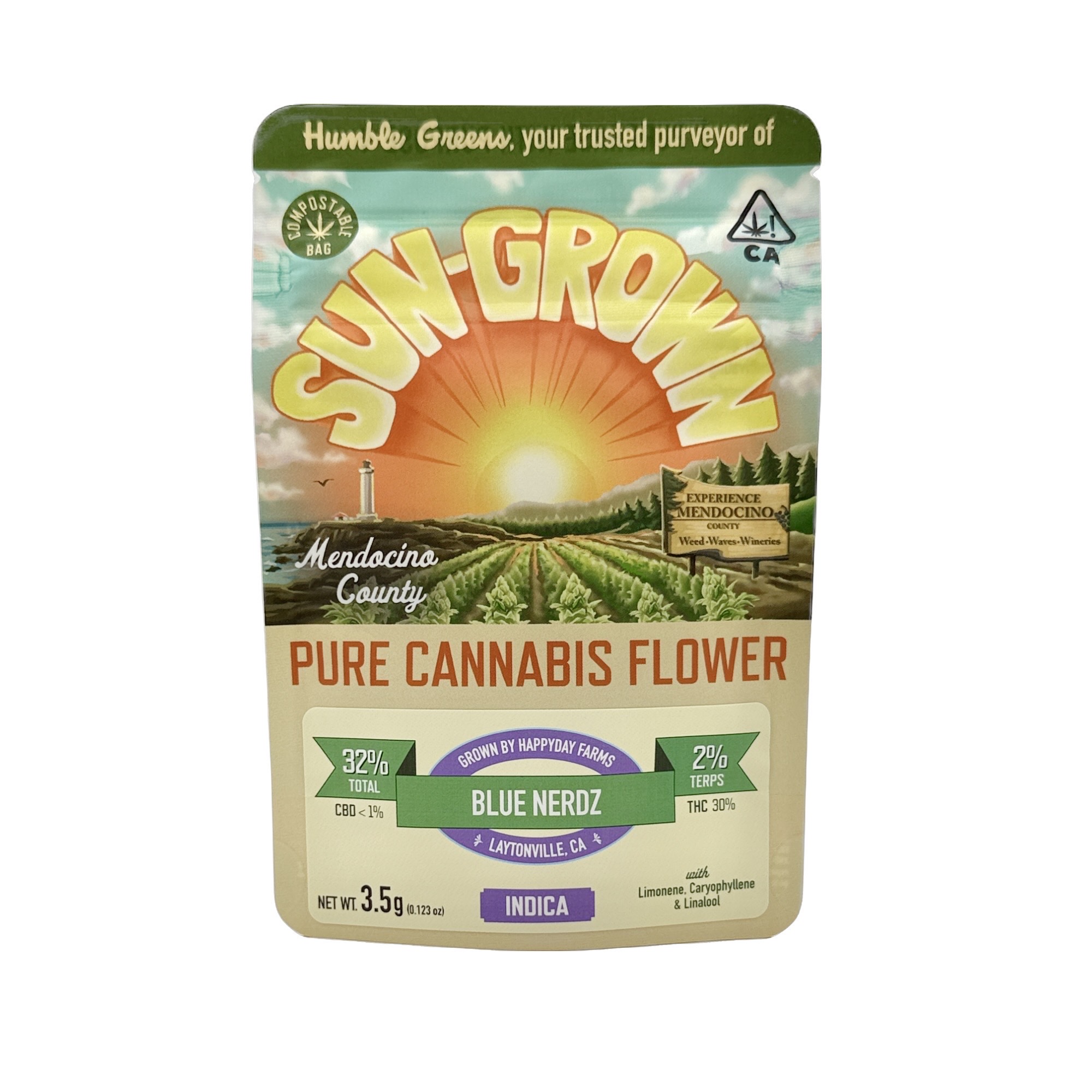 Photograph of product: BLUE NERDZ EIGHTH