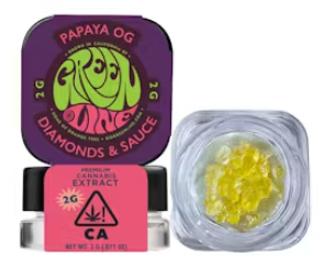Photograph of product: PAPAYA OG 2G DIAMOND SAUCE