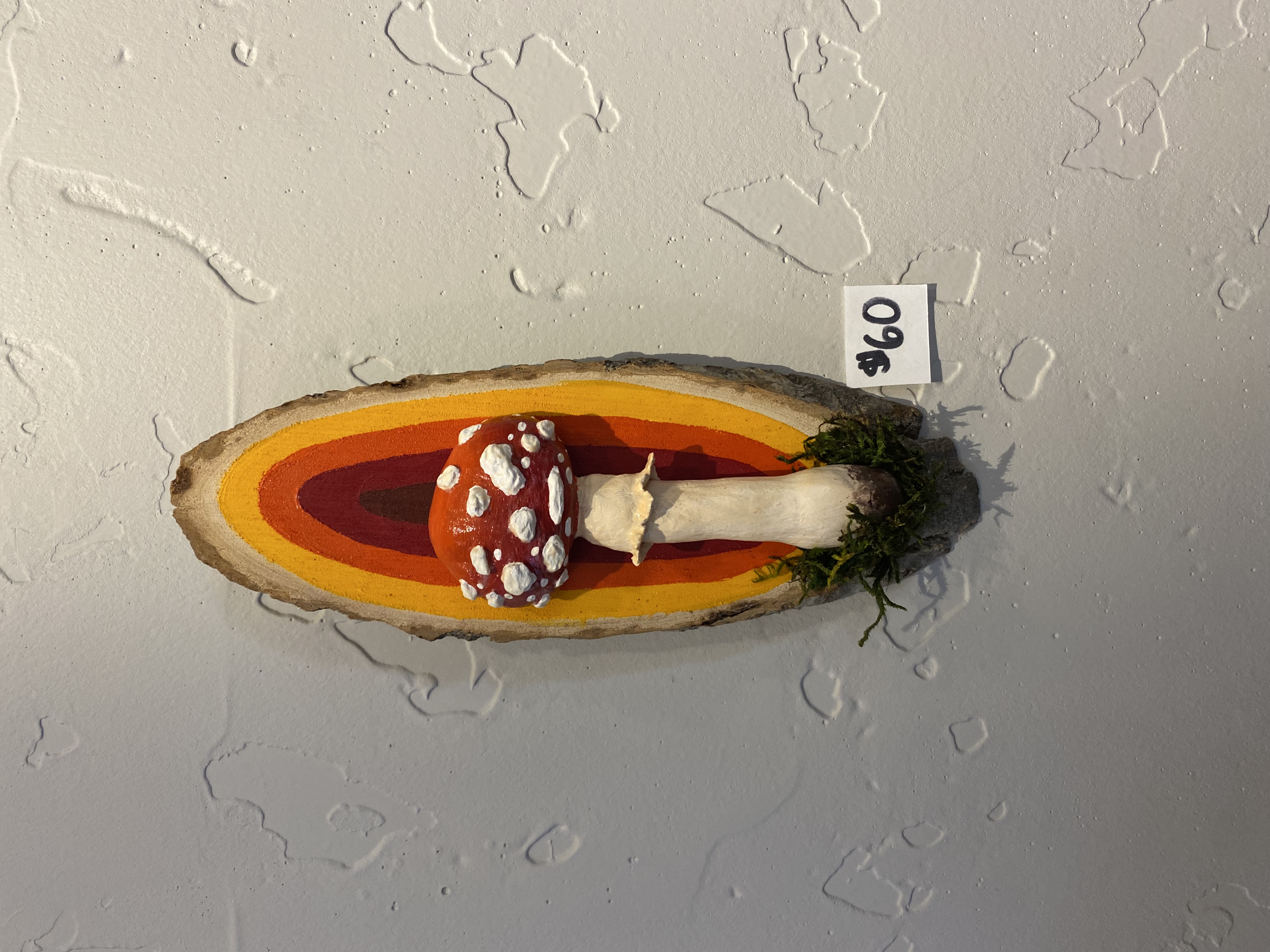 Photograph of product: Long Handmade Mushroom Wall Decor @retro.mushroom.cat